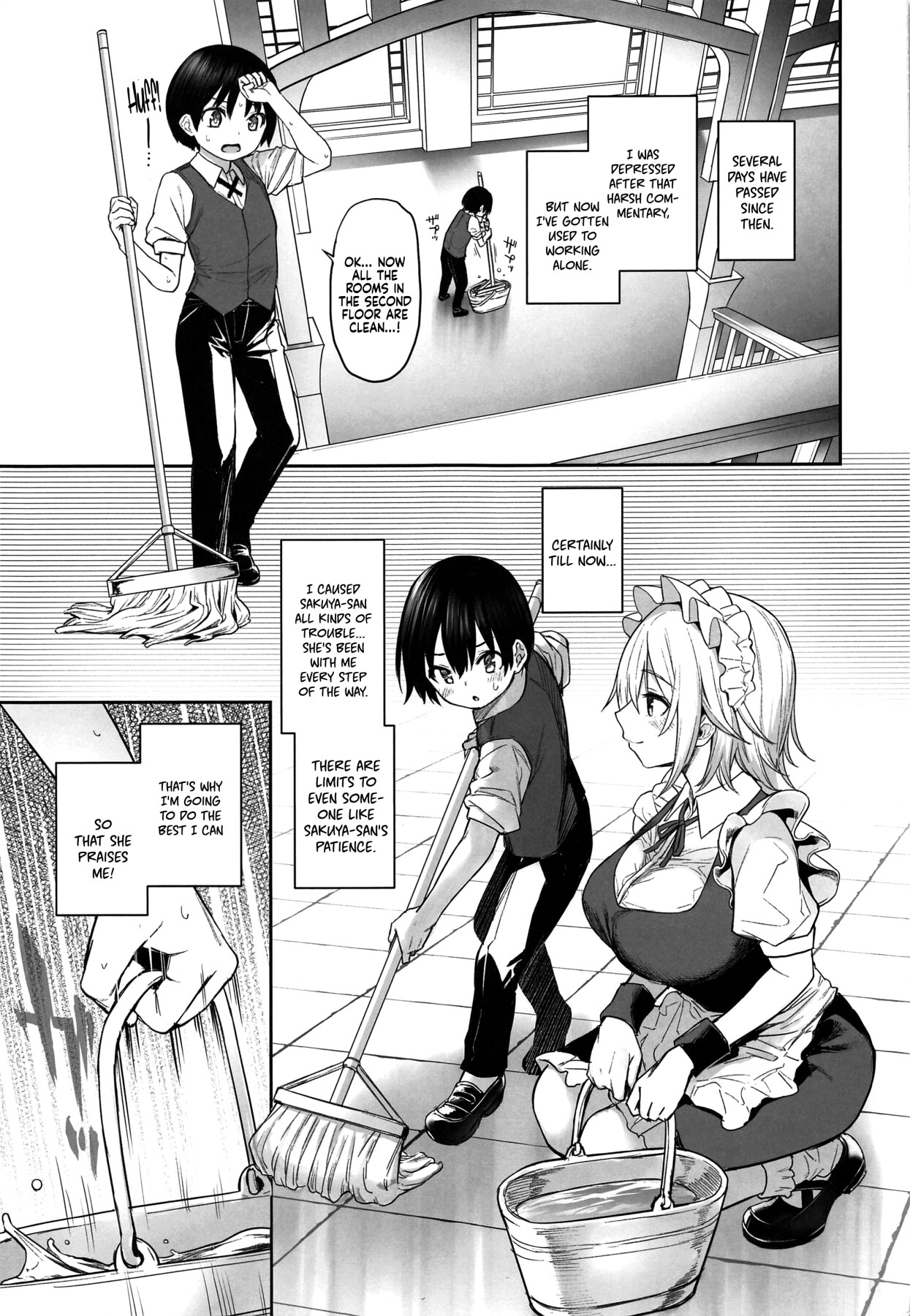 Hentai Manga Comic-ANMITSU TOUHOU THE AFTER Vol. 3 Please Manage my Ejaculations, Sakuya-san! +-Read-7